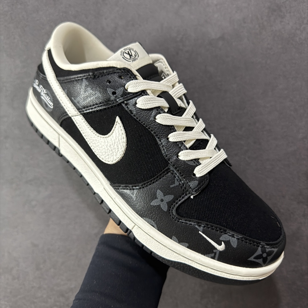 定制版 Nike SB Dunk Low LV联名 暗夜幽白 周年高端定制 低帮休闲板鞋 SC0601-458