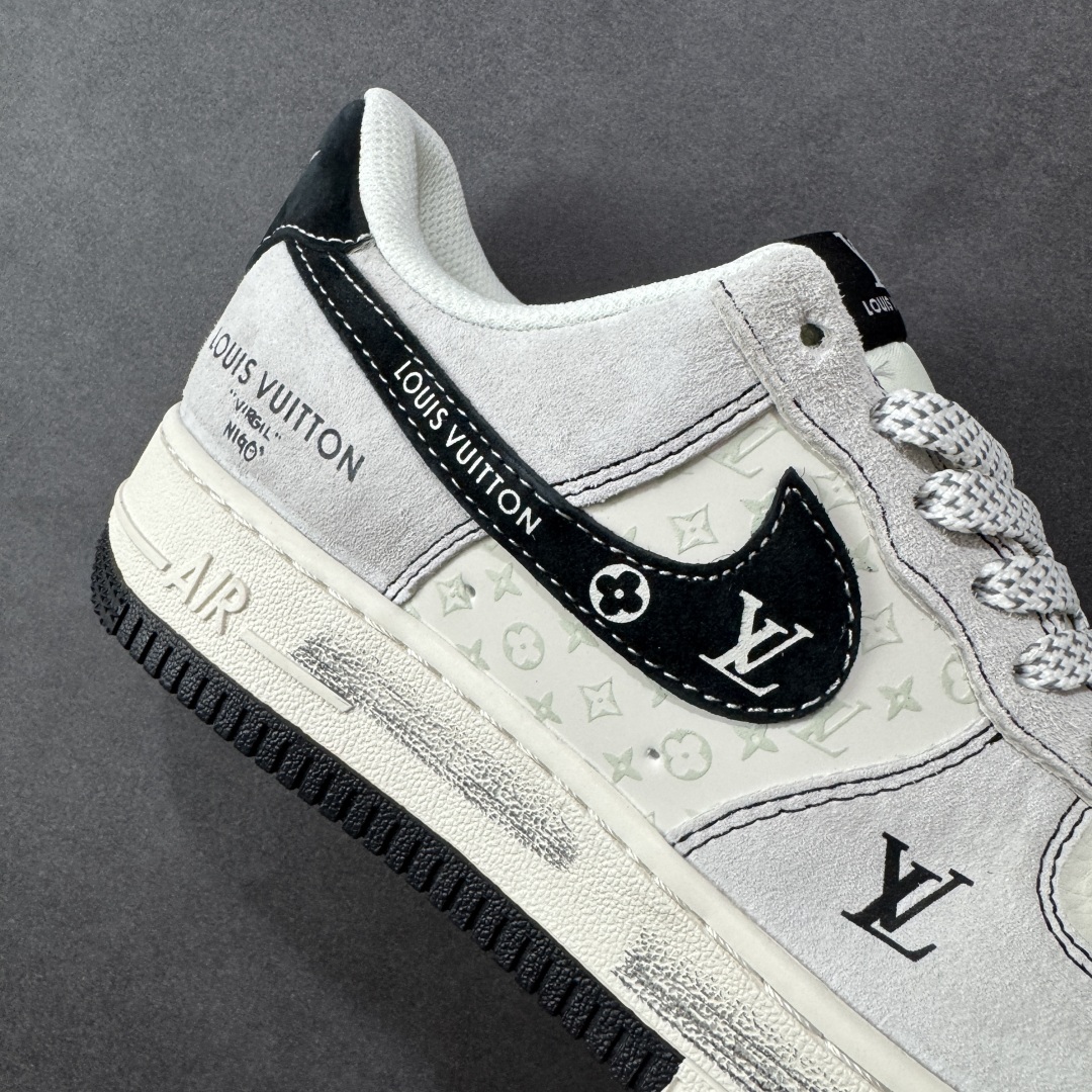定制版 NIke Air Force 1 '07 Low “LV联名——双拼黑涂鸦”空军一号 低帮 运动鞋 休闲鞋 CX5050-Y06