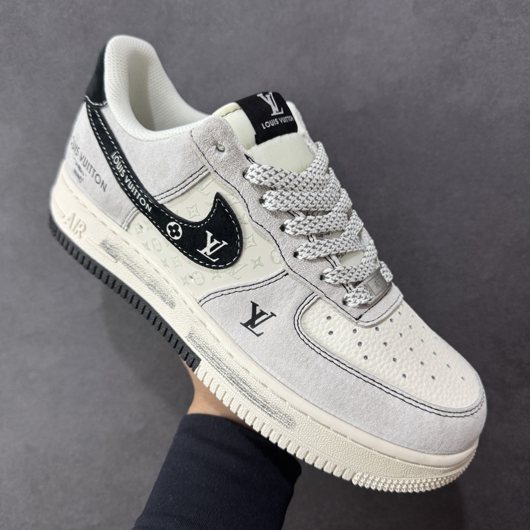 定制版 NIke Air Force 1 '07 Low “LV联名——双拼黑涂鸦”空军一号 低帮 运动鞋 休闲鞋 CX5050-Y06