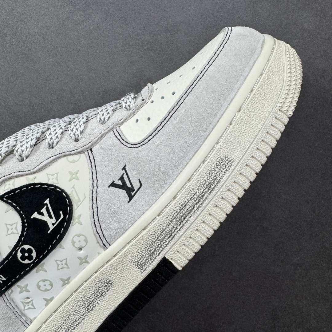 定制版 NIke Air Force 1 '07 Low “LV联名——双拼黑涂鸦”空军一号 低帮 运动鞋 休闲鞋 CX5050-Y06