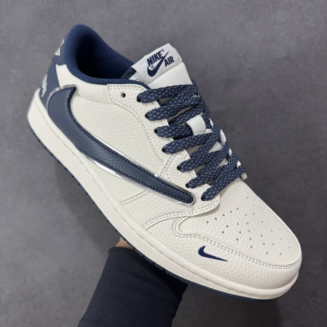 280  定制版 Nike Air Jordan 1 x Travis Scott × Stussy AJ1倒勾 乔一倒钩 ‘DIY’定制 耐克 低帮文化篮球鞋  ST5696-265