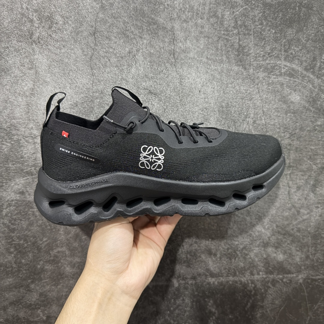  
【纯原】On昂跑 x LOEWE罗意威 Cloudtilt 织物 跑步 户外轻便百搭系带 减震 低帮