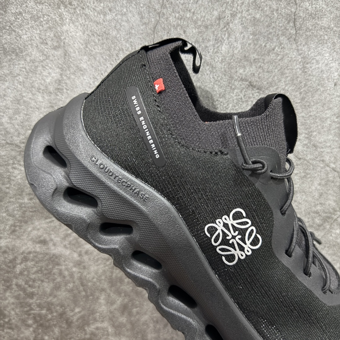  
【纯原】On昂跑 x LOEWE罗意威 Cloudtilt 织物 跑步 户外轻便百搭系带 减震 低帮