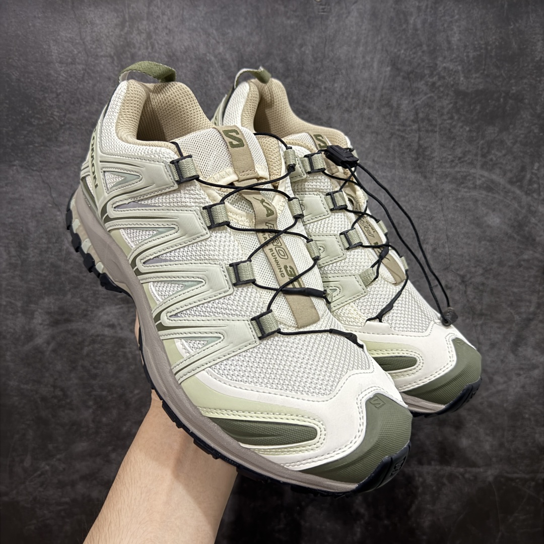 图片[4]-【S版纯原】SALOMON XA Pro 3D ADV 萨洛蒙潮流越野机能户外功能鞋 全新版本出货 性价比拉满 品质 细节 材料都是肉眼可以见！ 售前售后也是其它工厂无法匹敌！ 纯原外贸平台特供订单 耗时半年巨作 全套原纸板楦头开发 原厂特供网布配套加持 确保原汁原味 完美呈现版型 原档数据独家私模五层组合大底 男女鞋同步官方 原装Ortholite轻量化鞋垫 中底布带钢印编号 原厂TPU锁扣 进口港宝加持 后跟自然饱满 还原公司包裹性 鞋面采用SENSIFT贴合技术 全方位贴合包裹脚型 鞋跟部鞋底牵引设计 提供强大的抓地性能 更适应野外崎岖不平的道路 其3D ADVANCED CHASSIS底盘 材料轻量大化 钉齿设计更具稳定性 防护性 鞋底易磨损区运用CONTAGRIP高耐磨材料 应对城市硬质路面长距离跑考验 尺码：36 36.5 37.5 38 38.5 39 40 40.5 41 42 42.5 43 44 44.5 45-选品中心
