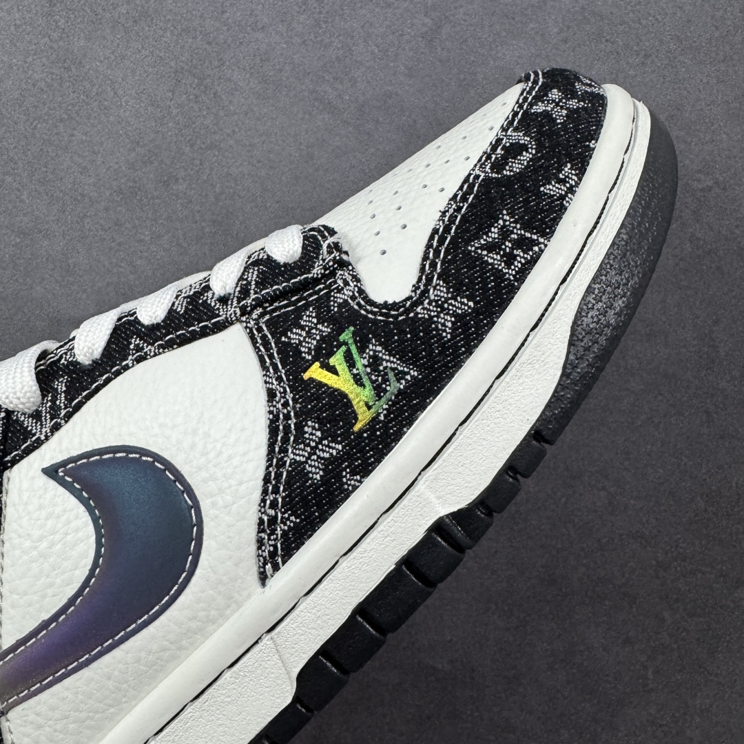 280  定制版 Nike SB Dunk Low LV联名 黑镭射渐变 低帮休闲板鞋  SC0601-451