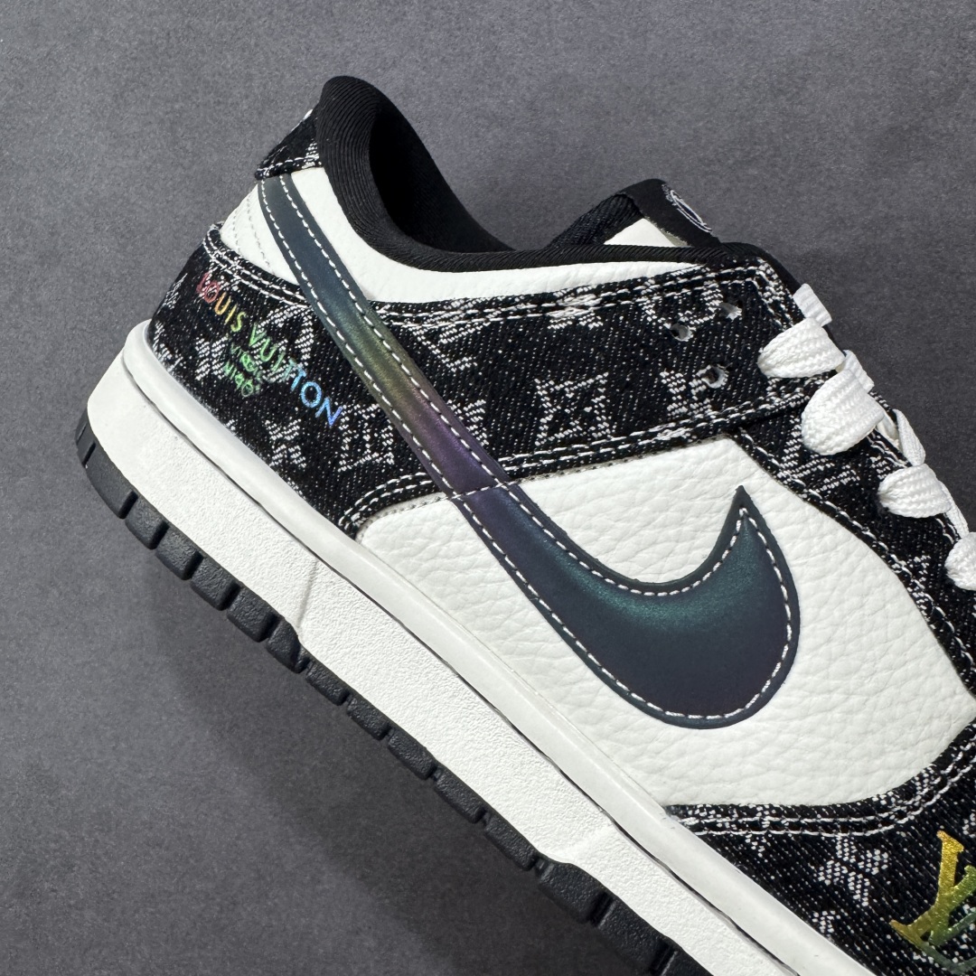 280  定制版 Nike SB Dunk Low LV联名 黑镭射渐变 低帮休闲板鞋  SC0601-451