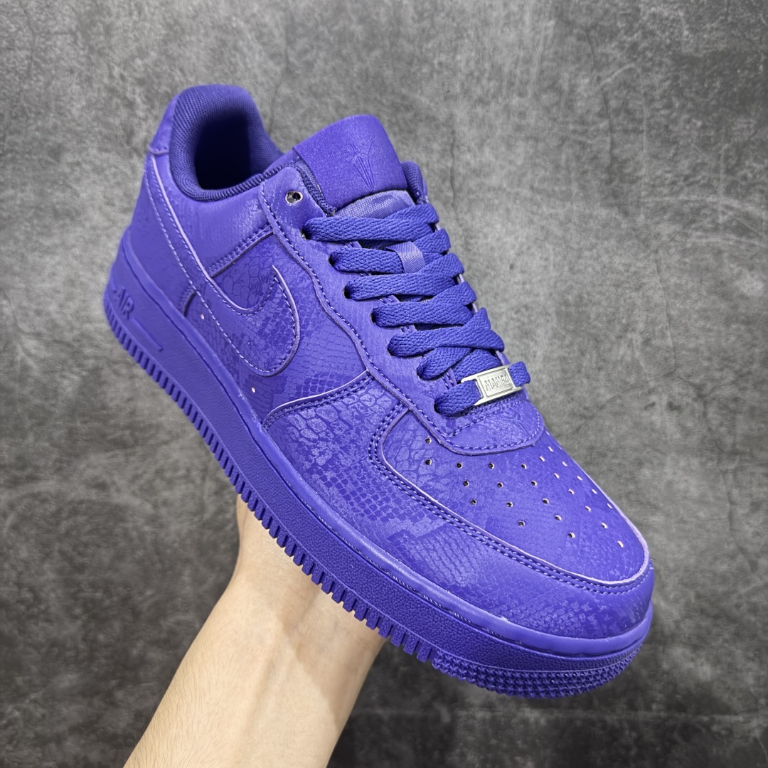 200  XE纯原 Kobe x Nike Air Force 1'07 Low 科比 空军一号低帮休闲板鞋 紫色 IB0018-500