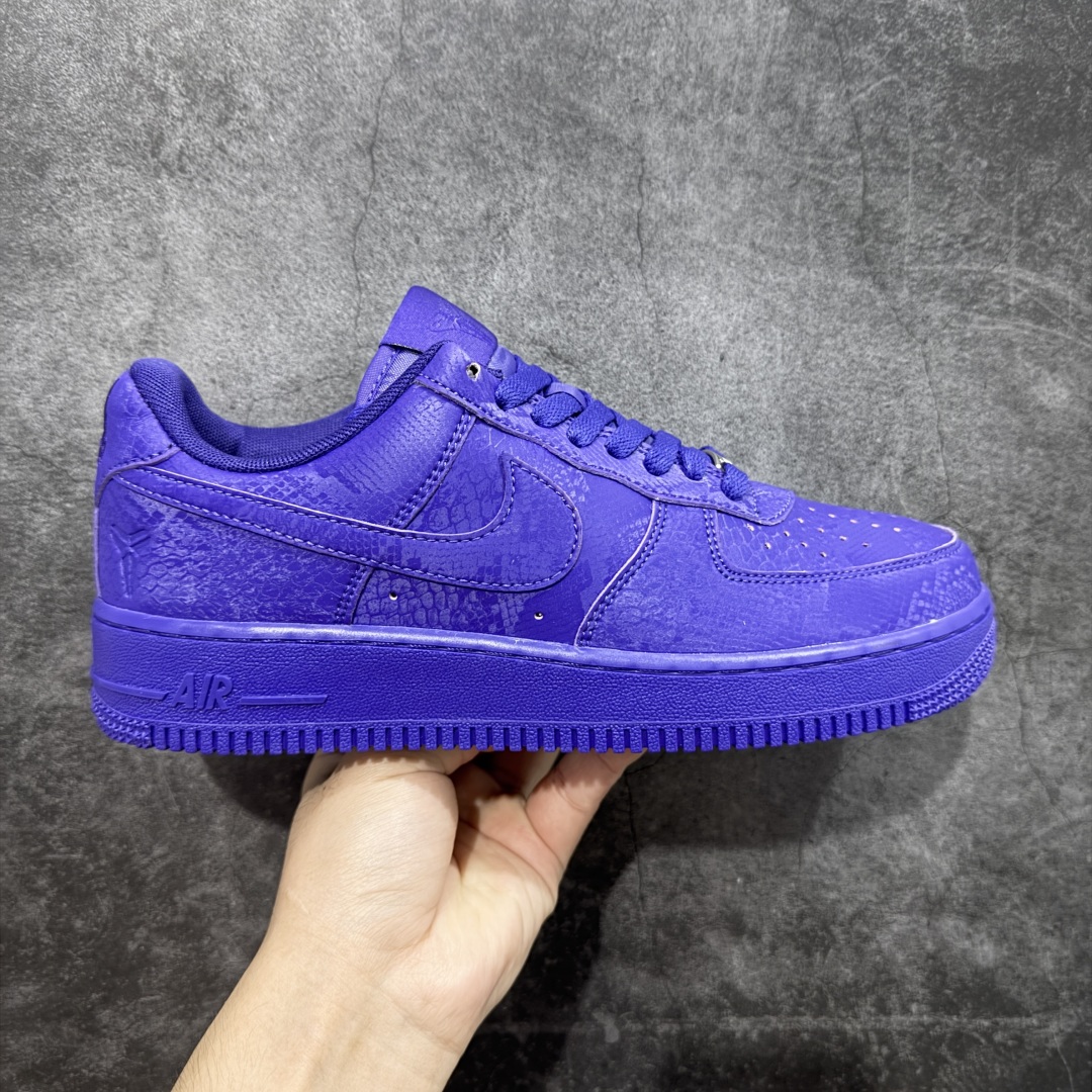 200  XE纯原 Kobe x Nike Air Force 1'07 Low 科比 空军一号低帮休闲板鞋 紫色 IB0018-500
