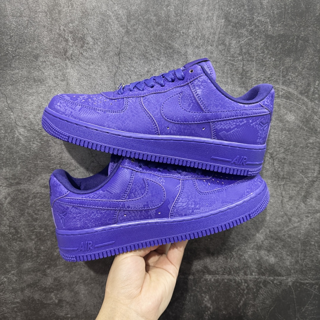  
【纯原】Kobe x Nike Air Force 1'07 Low 科比 空军一号低帮休闲板鞋 紫