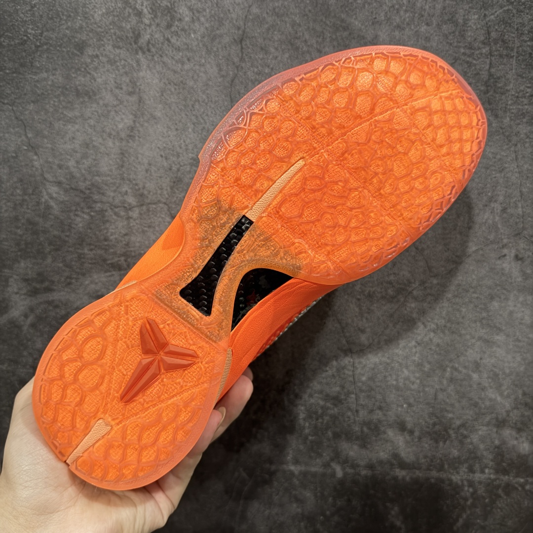  
【纯原】Nike Zoom Kobe 6 Protro“Total Orange” 舒适百搭 防滑耐