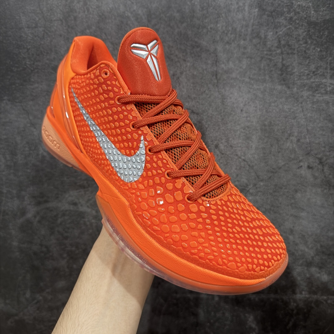 
【纯原】Nike Zoom Kobe 6 Protro“Total Orange” 舒适百搭 防滑耐