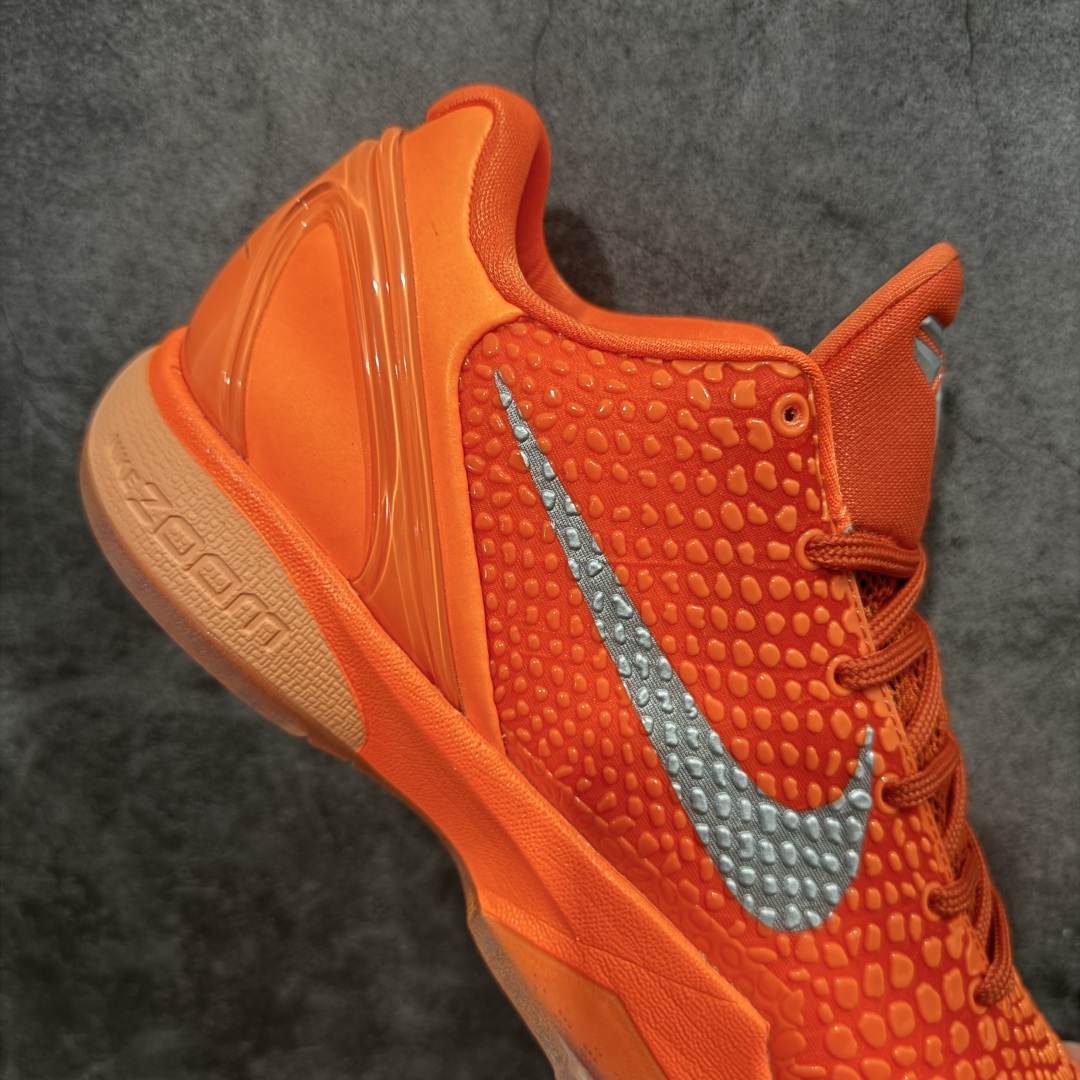  
【纯原】Nike Zoom Kobe 6 Protro“Total Orange” 舒适百搭 防滑耐