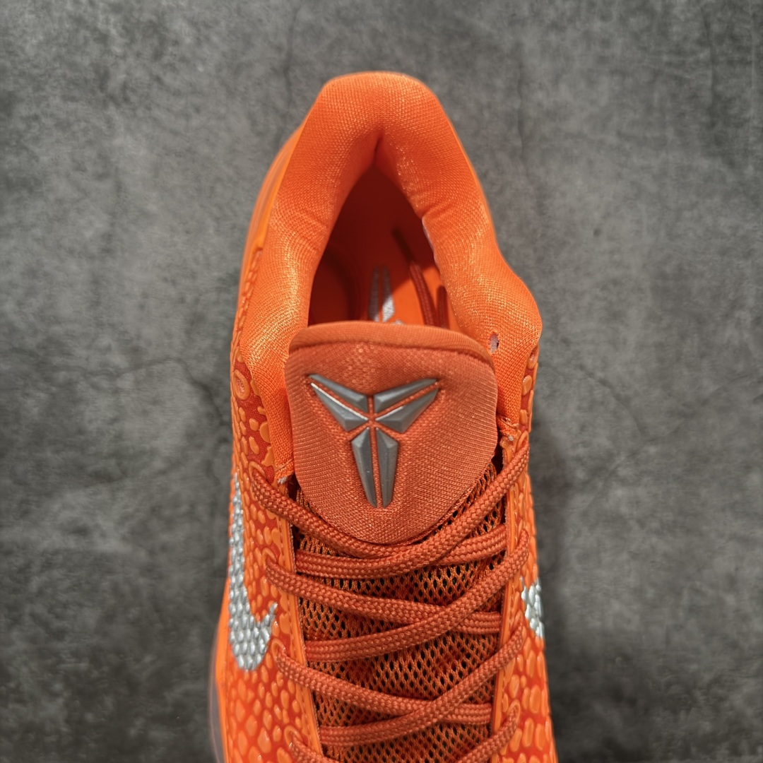  
【纯原】Nike Zoom Kobe 6 Protro“Total Orange” 舒适百搭 防滑耐