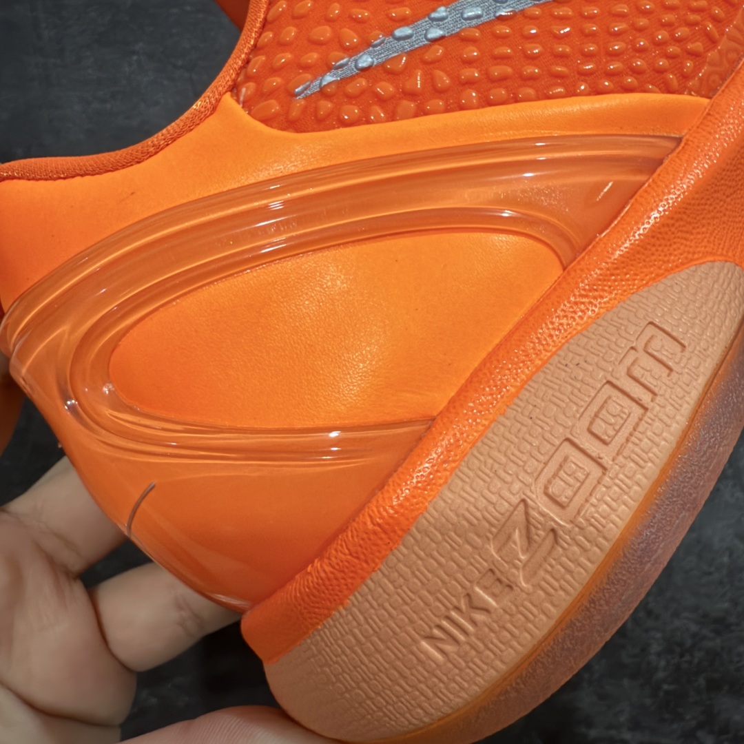  
【纯原】Nike Zoom Kobe 6 Protro“Total Orange” 舒适百搭 防滑耐