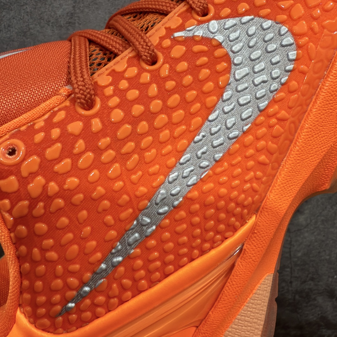  
【纯原】Nike Zoom Kobe 6 Protro“Total Orange” 舒适百搭 防滑耐