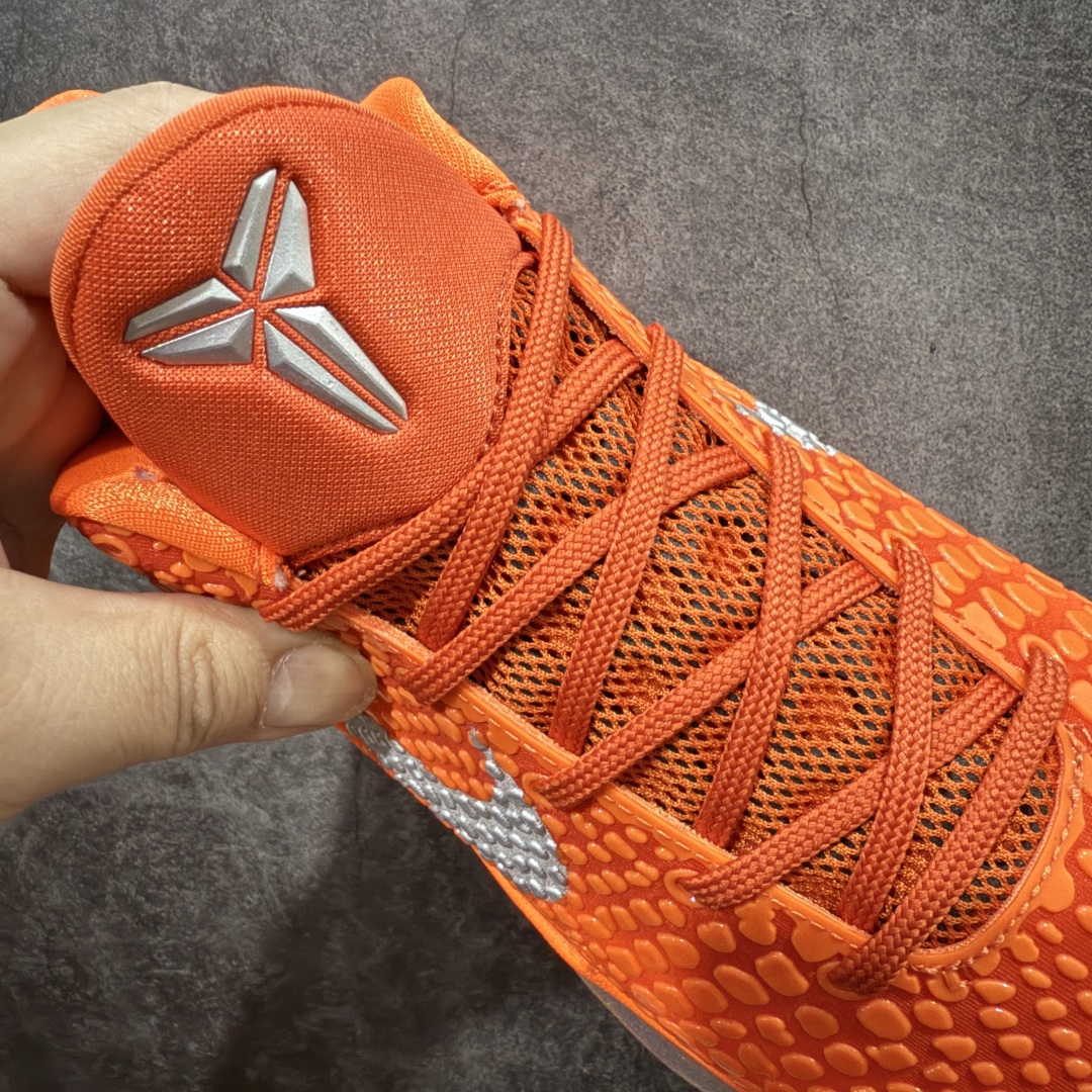  
【纯原】Nike Zoom Kobe 6 Protro“Total Orange” 舒适百搭 防滑耐