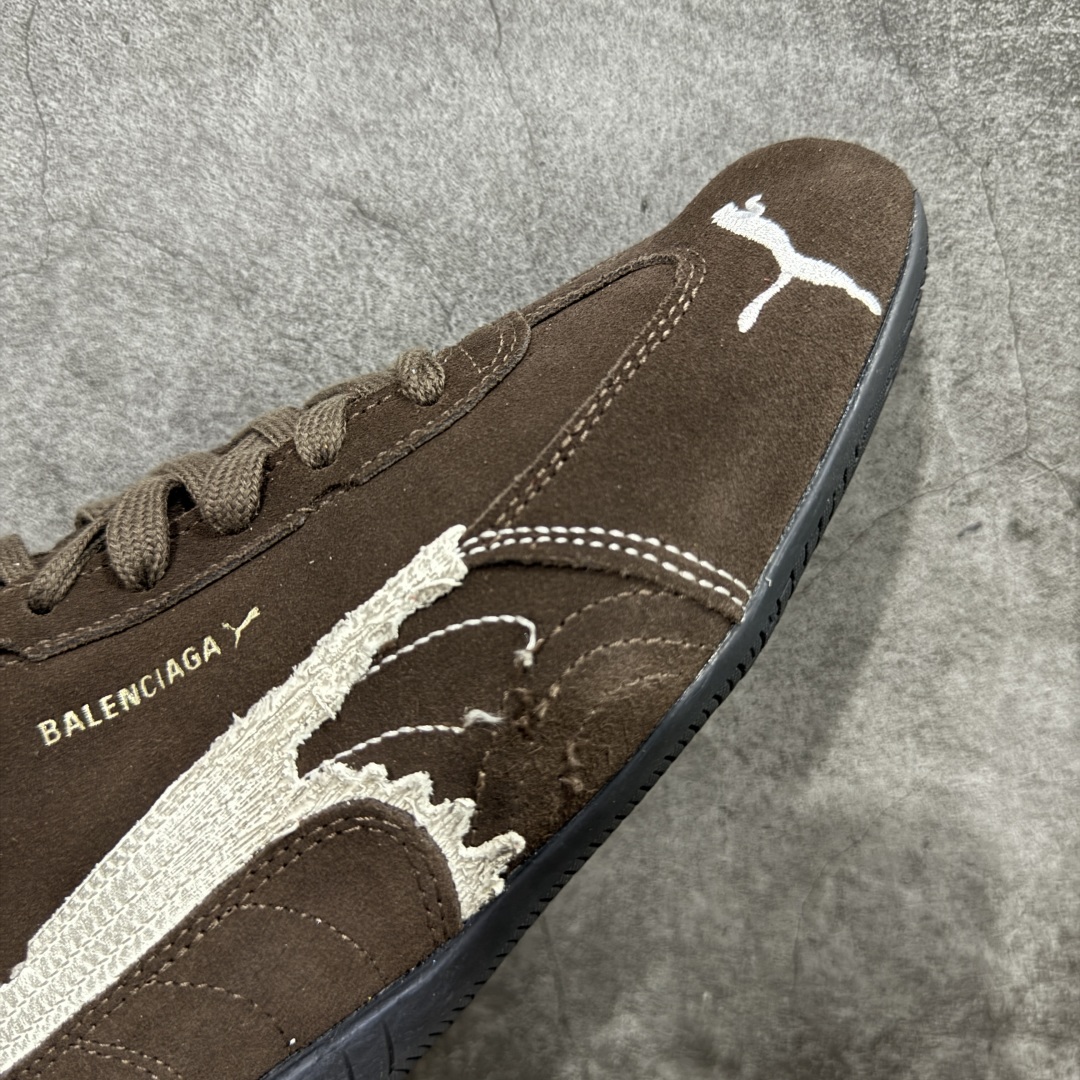 350  纯原版 巴黎世家联名款Balenciaga The Open Product x Puma Speedcat 极速赛车系列彪马低帮生活休闲鞋  406519-05