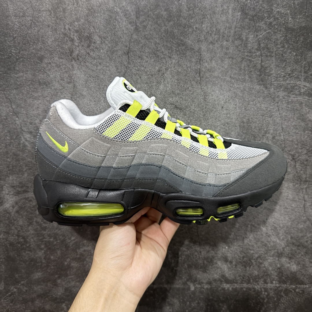 220  PE版本 NK Air Max 95 联名复古舒适气垫运动鞋 灰绿 CT1689-001