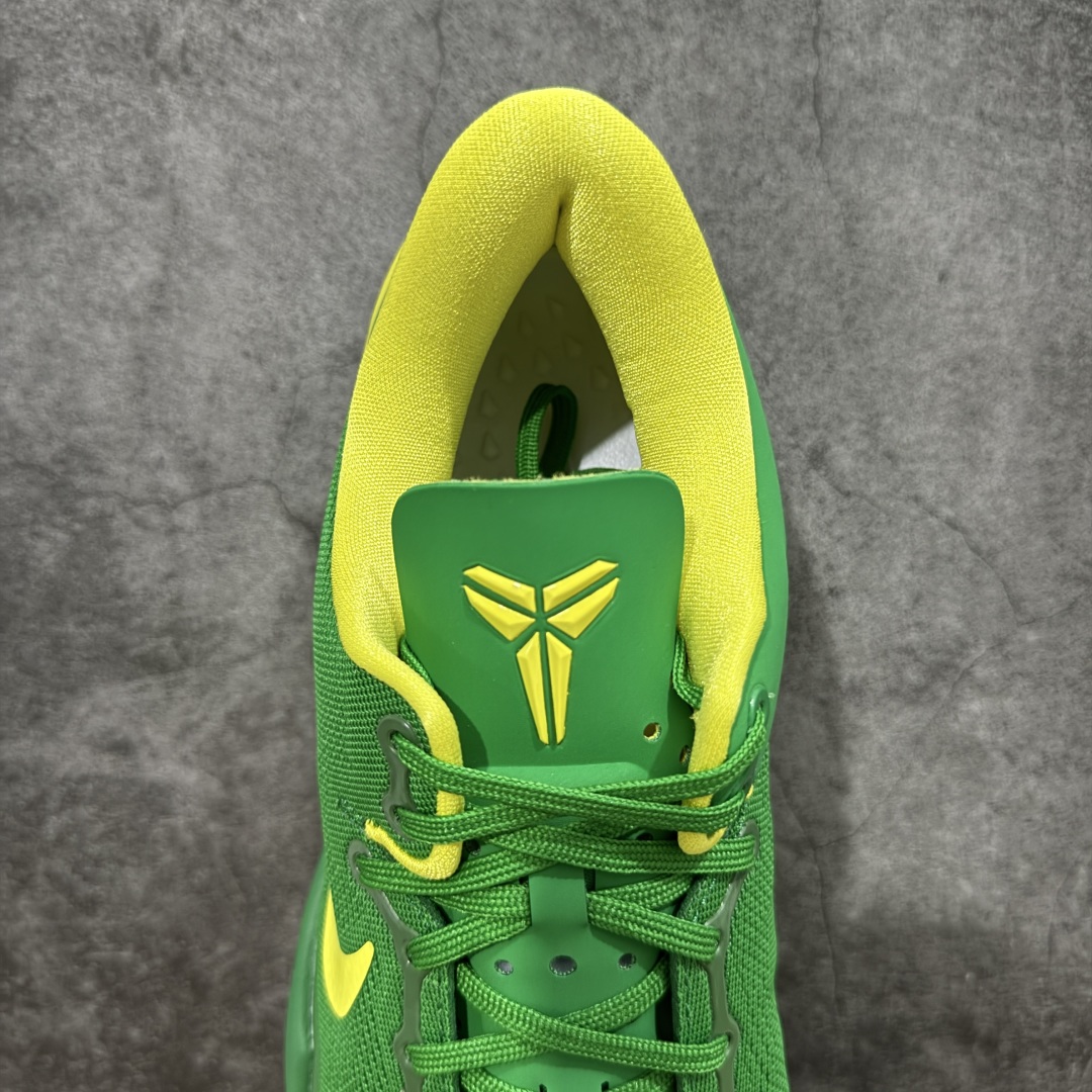  
【纯原】NK Zoom Kobe Ⅷ System 科比8代复刻实战运动低帮文化篮球鞋 俄勒冈黄绿鸭