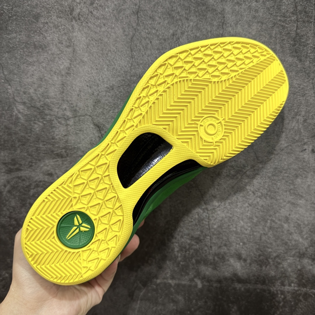  
【纯原】NK Zoom Kobe Ⅷ System 科比8代复刻实战运动低帮文化篮球鞋 俄勒冈黄绿鸭