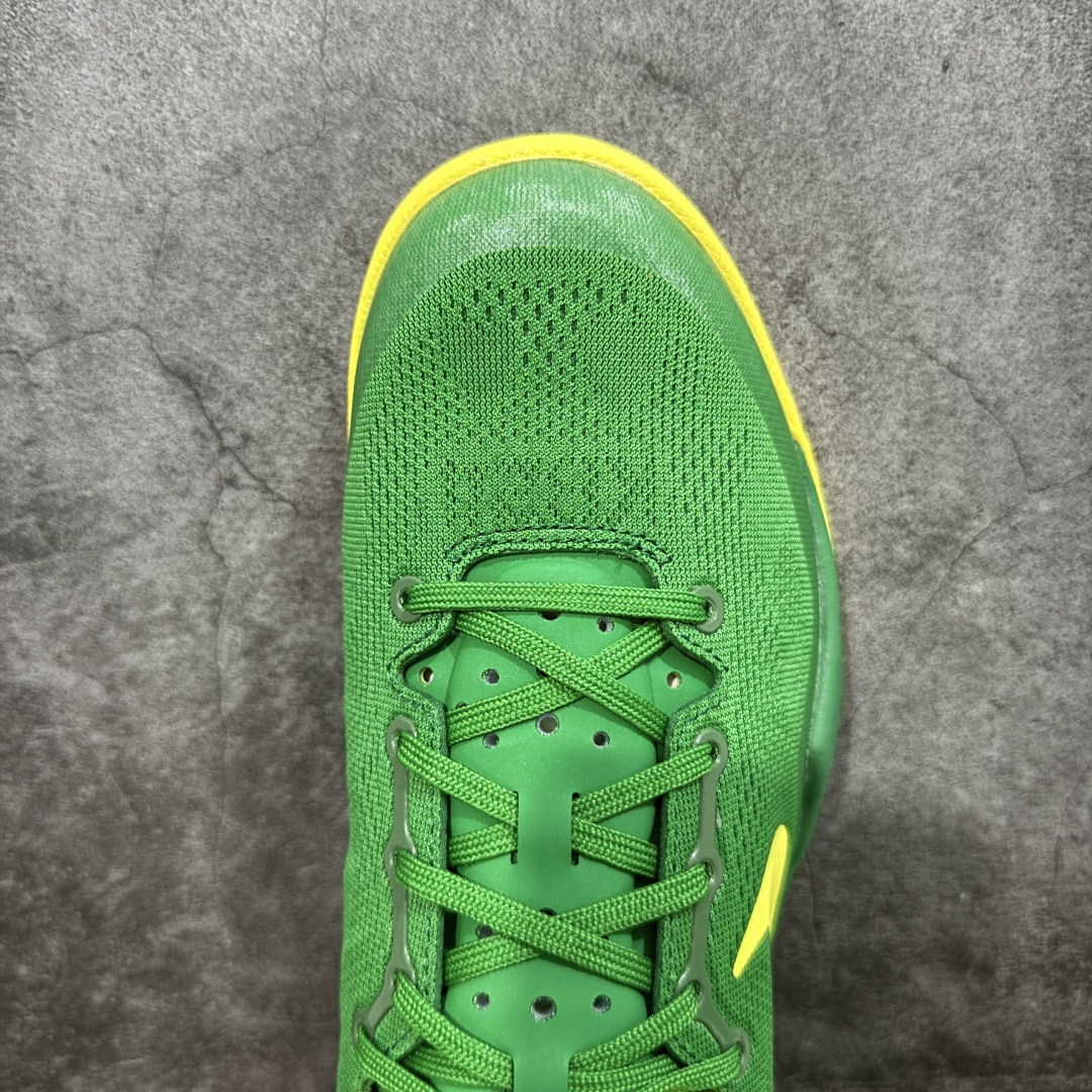  
【纯原】NK Zoom Kobe Ⅷ System 科比8代复刻实战运动低帮文化篮球鞋 俄勒冈黄绿鸭