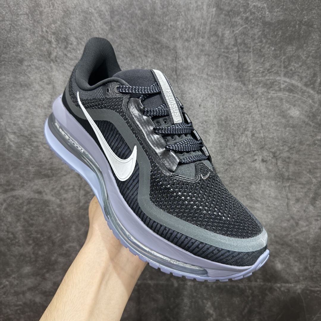 270  S版纯原 Nike Pegasus Premium Airscape 舒适百搭减震防滑耐磨透气 低帮跑步鞋 黑白色 低帮跑步鞋 HQ2592-006