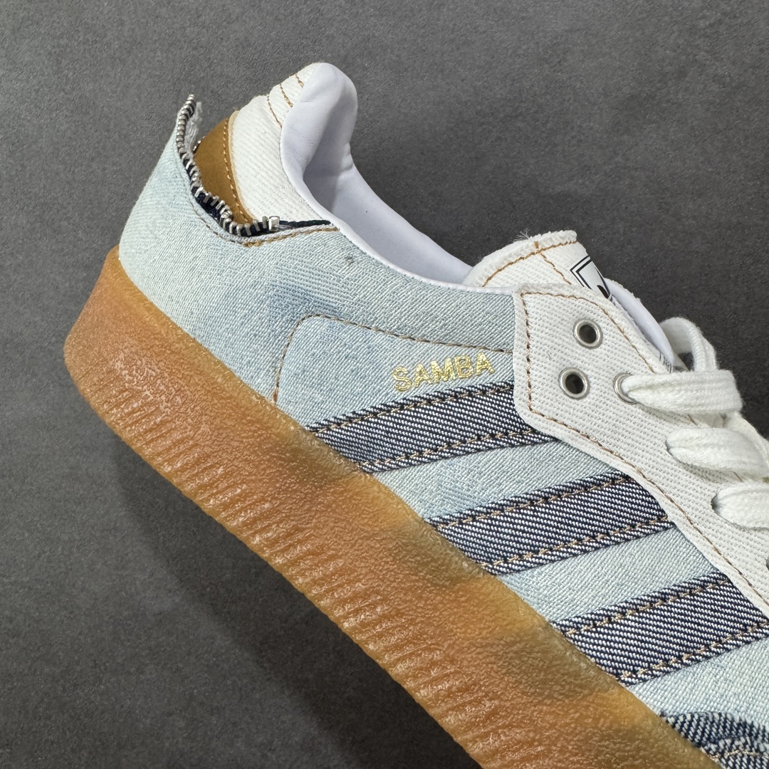  
【纯原】adidas originals Samba OG
单宁牛仔破旧风 T头牛仔联名 
做旧撕边