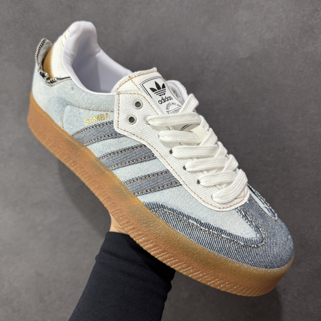  
【纯原】adidas originals Samba OG
单宁牛仔破旧风 T头牛仔联名 
做旧撕边