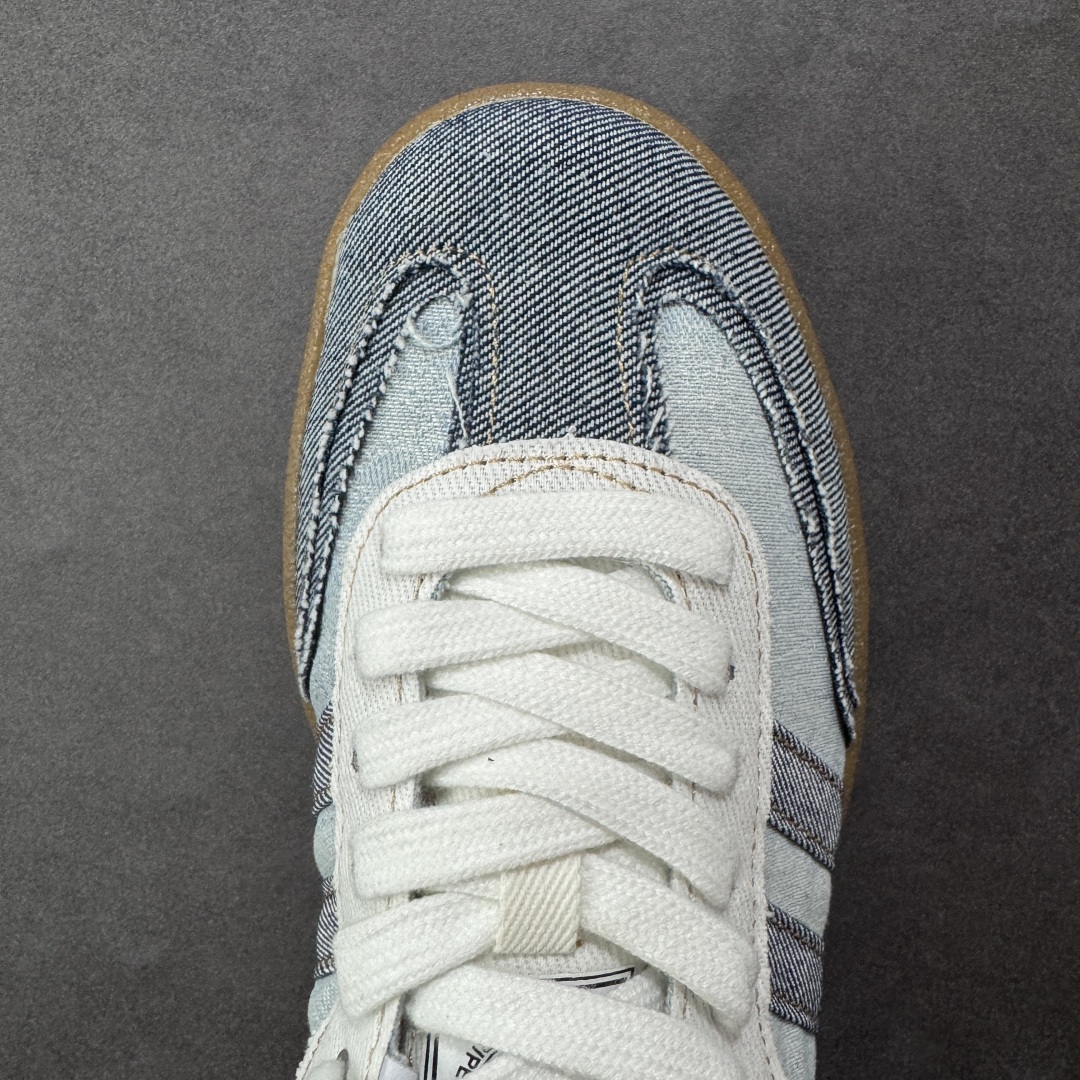  
【纯原】adidas originals Samba OG
单宁牛仔破旧风 T头牛仔联名 
做旧撕边