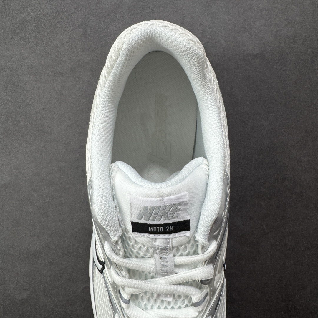 200  原厂版 Nike Air Max Moto 2K 百搭舒适耐磨 低帮跑步鞋 银绿 透气网面跑步鞋 HQ2056-103