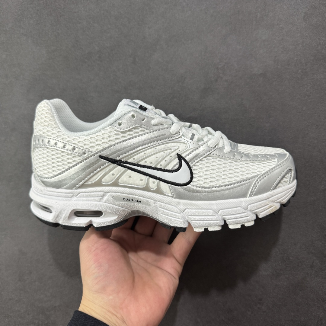 200  原厂版 Nike Air Max Moto 2K 百搭舒适耐磨 低帮跑步鞋 银绿 透气网面跑步鞋 HQ2056-103