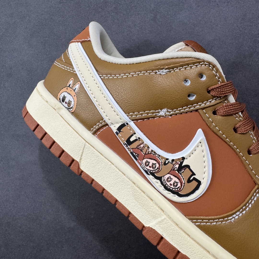  
【纯原】Labubu x Nike Dunk SB Low 拉布布 x 耐克 SB 低帮 联名棕白色
