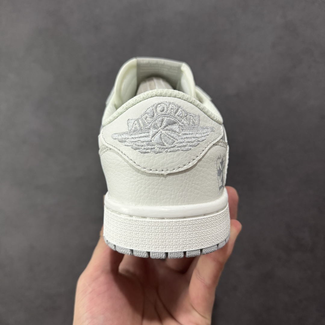280  定制版 Travis Scott x Fragment Design x Air Jordan 1 Low SP AJ1 乔1 OFF联名 星光灰 低帮文化休闲板鞋 DZ5899-009