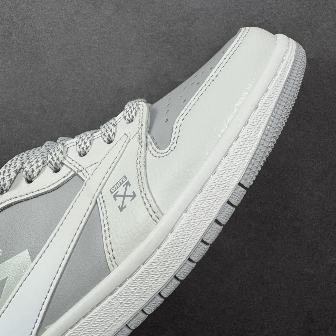 280  定制版 Travis Scott x Fragment Design x Air Jordan 1 Low SP AJ1 乔1 OFF联名 星光灰 低帮文化休闲板鞋 DZ5899-009