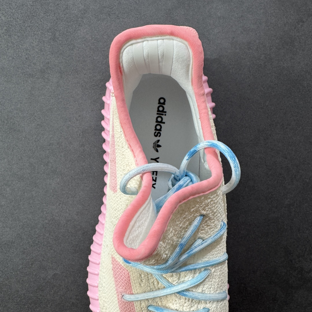 图片[7]-【定制版】adidas originals Yeezy boost 350 V2冰淇淋 不均匀浸染 浪漫夏日粉云朵 独家资源原厂引进大底 客供原厂材料配件 采用原厂Premeknit一体编织鞋面，针织密度和面料弹性都十分出色 流畅正确鞋型 脚裸处正确弧度仅此一家 更多细节自品 货号：CP9366 尺码：36 36.5 37 38 38.5 39 40 40.5 41 42 42.5 43 44 44.5 45 46 47 48 编码：HXSA310320-选品中心