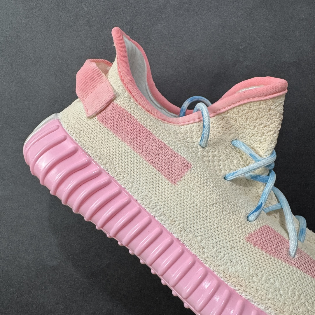 图片[6]-【定制版】adidas originals Yeezy boost 350 V2冰淇淋 不均匀浸染 浪漫夏日粉云朵 独家资源原厂引进大底 客供原厂材料配件 采用原厂Premeknit一体编织鞋面，针织密度和面料弹性都十分出色 流畅正确鞋型 脚裸处正确弧度仅此一家 更多细节自品 货号：CP9366 尺码：36 36.5 37 38 38.5 39 40 40.5 41 42 42.5 43 44 44.5 45 46 47 48 编码：HXSA310320-选品中心