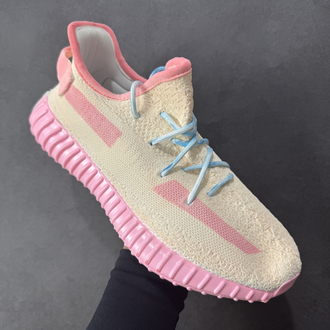 图片[3]-【定制版】adidas originals Yeezy boost 350 V2冰淇淋 不均匀浸染 浪漫夏日粉云朵 独家资源原厂引进大底 客供原厂材料配件 采用原厂Premeknit一体编织鞋面，针织密度和面料弹性都十分出色 流畅正确鞋型 脚裸处正确弧度仅此一家 更多细节自品 货号：CP9366 尺码：36 36.5 37 38 38.5 39 40 40.5 41 42 42.5 43 44 44.5 45 46 47 48 编码：HXSA310320-选品中心