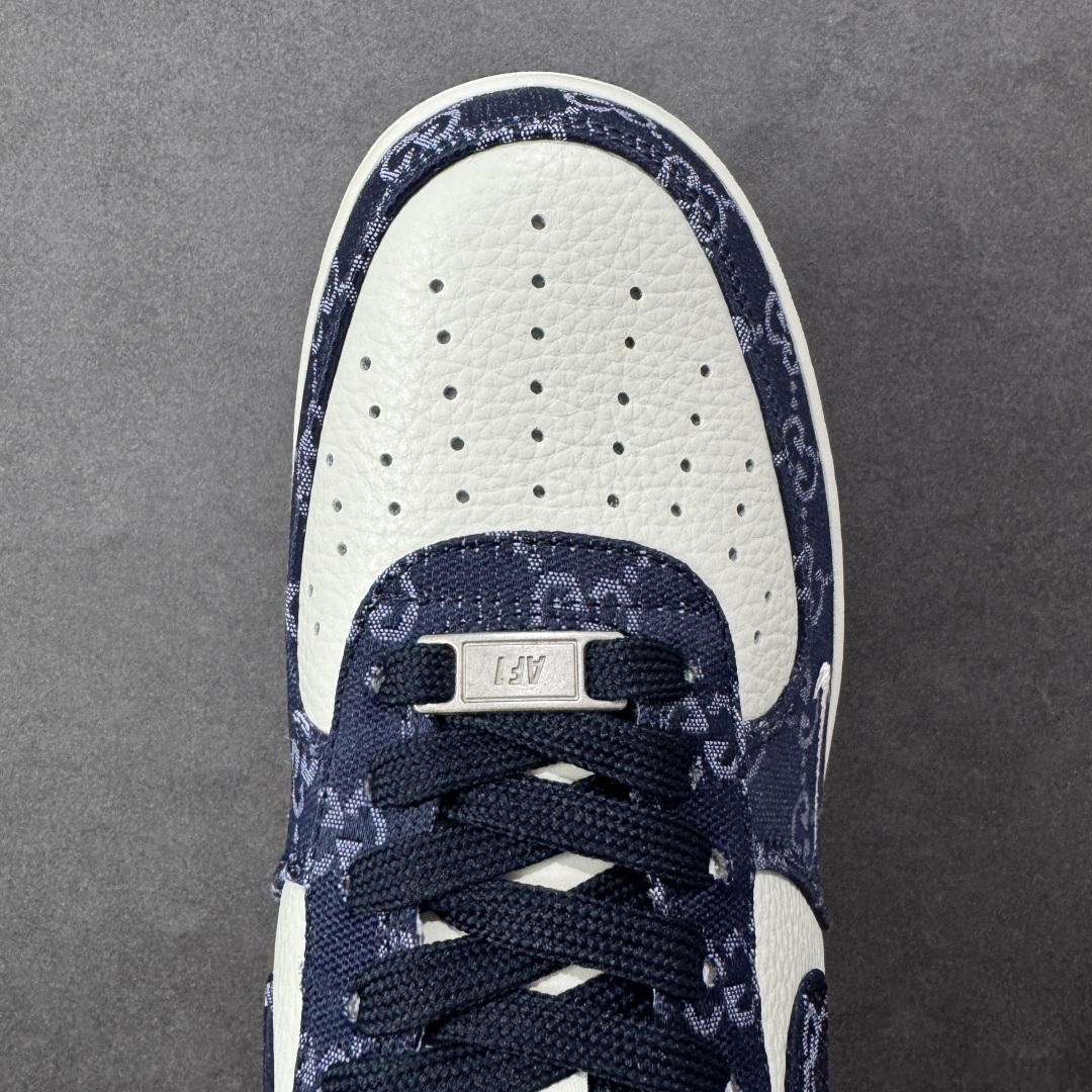 图片[8]-【定制版】Nike Air Force 1\’07 Low 古驰联名 藏蓝牛仔 空军一号低帮休闲板鞋 SC0601-569  #定制皮料 定制鞋盒 原楦原纸板 纯正空军版型 内置全掌气垫  尺码：36 36.5 37.5 38 38.5 39 40 40.5 41 42 42.5 43 44 44.5 45 编码：HXSB310320-选品中心