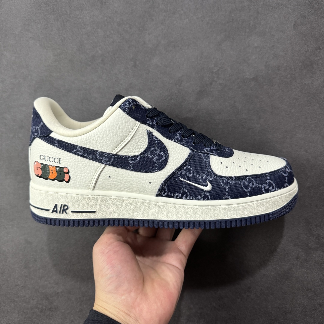 【定制版】Nike Air Force 1\'07 Low 古驰联名 藏蓝牛仔 空军一号低帮休闲板鞋 SC0601-569  #定制皮料 定制鞋盒 原楦原纸板 纯正空军版型 内置全掌气垫  尺码:36 36.5 37.5 38 38.5 39 40 40.5 41 42 42.5 43 44 44.5 45 编码:HXSB310320-选品中心