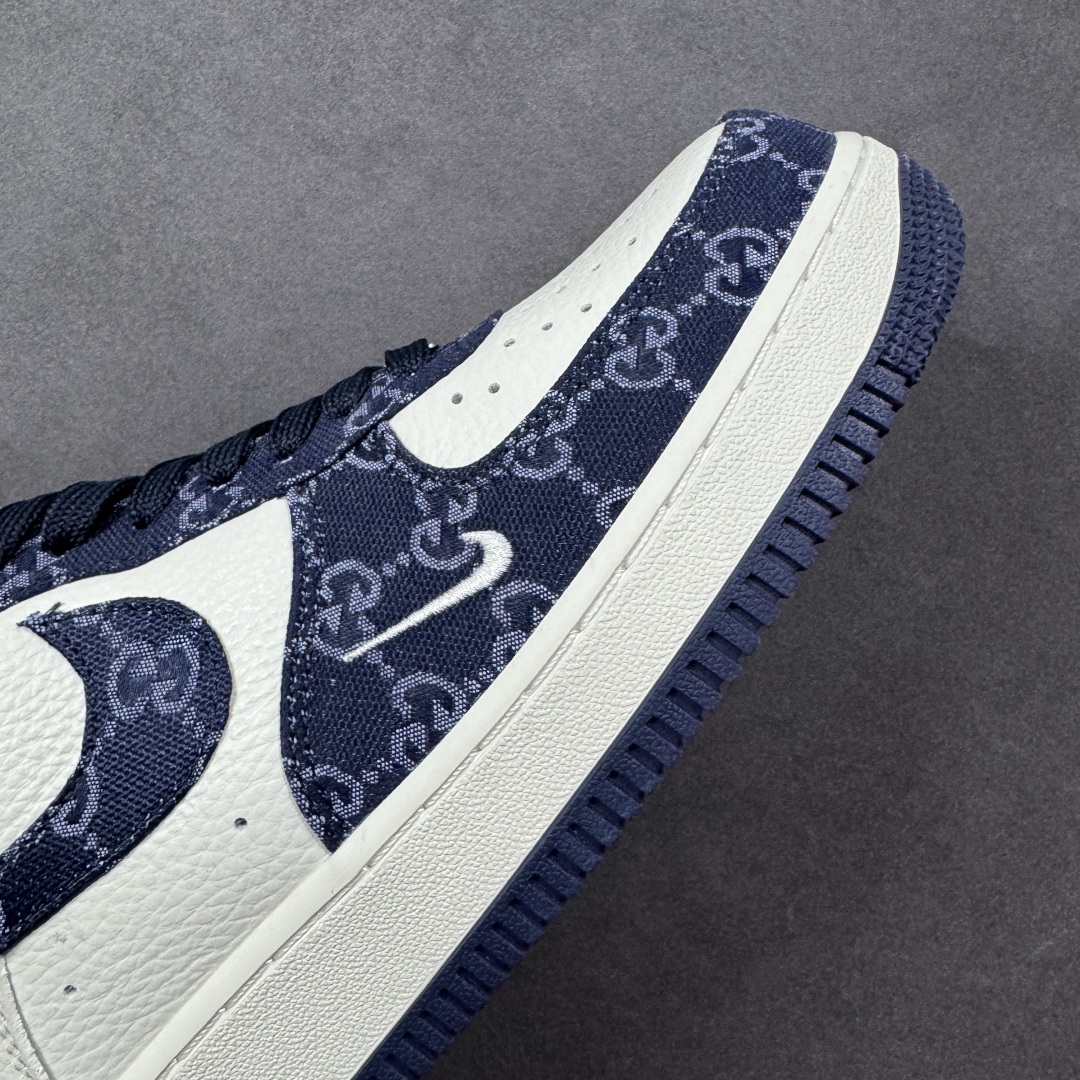 图片[5]-【定制版】Nike Air Force 1\’07 Low 古驰联名 藏蓝牛仔 空军一号低帮休闲板鞋 SC0601-569  #定制皮料 定制鞋盒 原楦原纸板 纯正空军版型 内置全掌气垫  尺码：36 36.5 37.5 38 38.5 39 40 40.5 41 42 42.5 43 44 44.5 45 编码：HXSB310320-选品中心
