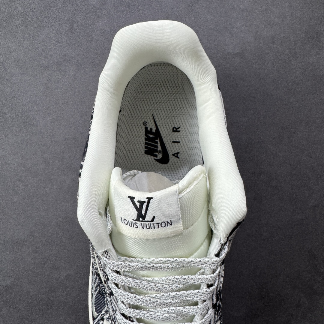 图片[7]-【定制版】NIke Air Force 1 \’07 Low “LV联名——灰花布”空军一号 低帮 运动鞋 休闲鞋 折边针车 工艺难度大 原楦头原纸板 原装鞋盒 定制五金配件 内置全掌气垫 原厂鞋底 货号：DF0188-077 尺码：36 36.5 37.5 38 38.5 39 40 40.5 41 42 42.5 43 44 44.5 45 编码：HXSA310320-选品中心