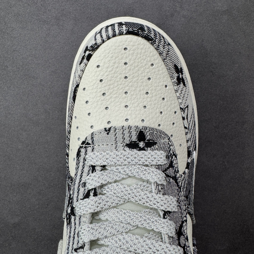 图片[8]-【定制版】NIke Air Force 1 \’07 Low “LV联名——灰花布”空军一号 低帮 运动鞋 休闲鞋 折边针车 工艺难度大 原楦头原纸板 原装鞋盒 定制五金配件 内置全掌气垫 原厂鞋底 货号：DF0188-077 尺码：36 36.5 37.5 38 38.5 39 40 40.5 41 42 42.5 43 44 44.5 45 编码：HXSA310320-选品中心
