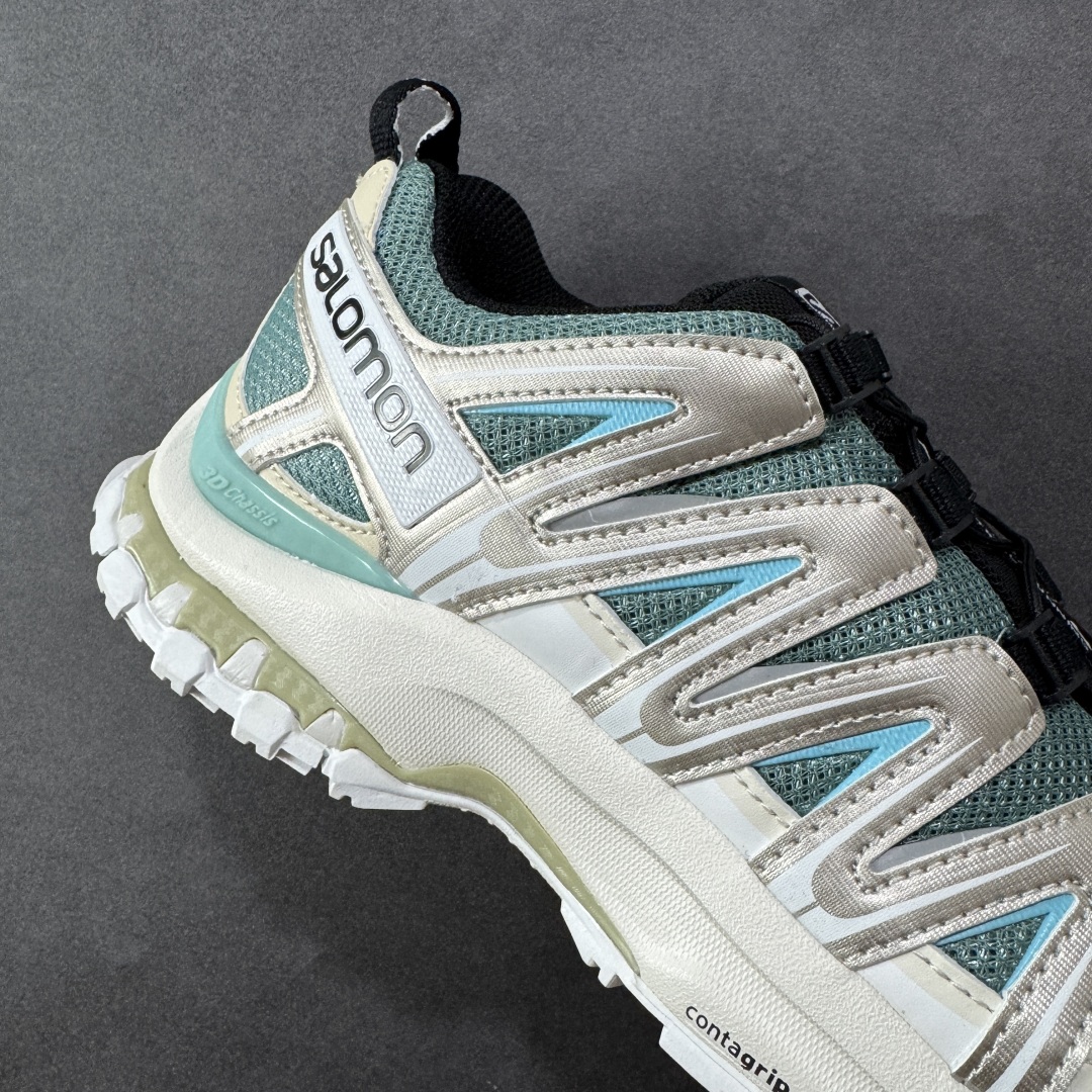 图片[6]-【GQ公司级】SALOMON XA Pro 3D ADV 萨洛蒙潮流越野机能户外功能鞋 全新版本 超高性价比 品质 细节 材料都是肉眼可以见！ 售前售后一步到位！外贸平台特供订单 全套原纸板楦头开发 原厂特供网布配套加持 确保原汁原味 完美呈现版型 原档数据独家私模五层组合大底 男女鞋同步官方 原装Ortholite轻量化鞋垫 中底布带钢印编号 原厂TPU锁扣 进口港宝加持 后跟自然饱满 还原公司包裹性 鞋面采用SENSIFT贴合技术 全方位贴合包裹脚型 鞋跟部鞋底牵引设计 提供强大的抓地性能 更适应野外崎岖不平的道路 其3D ADVANCED CHASSIS底盘 材料轻量大化 钉齿设计更具稳定性 防护性 鞋底易磨损区运用CONTAGRIP高耐磨材料 应对城市硬质路面长距离跑考验 尺码：36 36.5 37.5 38 38.5 39 40 40.5 41 42 42.5 43 44 44.5 45-选品中心