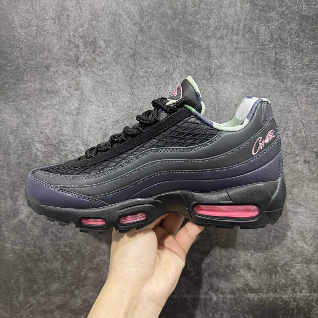  
【纯原】Corteiz x Nike Air Max 95 复古减震气垫跑鞋 FB2709-001
