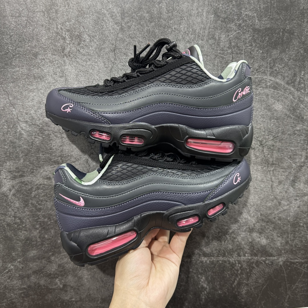  
【纯原】Corteiz x Nike Air Max 95 复古减震气垫跑鞋 FB2709-001
