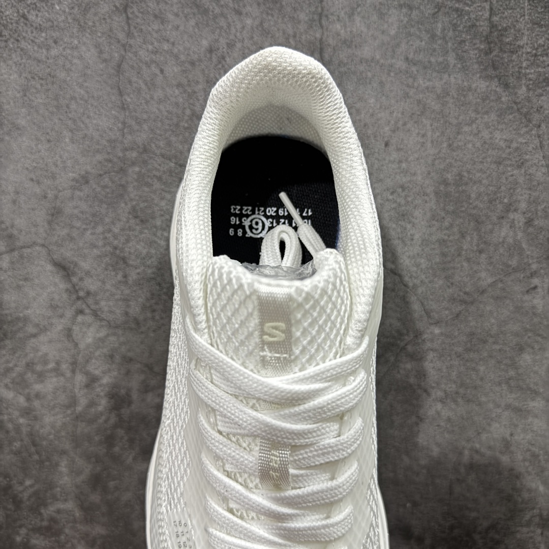 图片[8]-【广东纯原版本】MM6马吉拉 x Salomon 萨洛蒙Spectur 2系列 情侣款 网面 厚底 休闲 运动鞋 户外 跑鞋 Margiela 与 SALOMON 合作的2025春夏系列鞋款，以公路跑鞋 Spectur 2为基础，鞋面采用大孔网眼材质搭配同色系压胶与裁片，鞋侧有双方品牌标识，材质涵盖聚酯纤维、聚氨酯、橡胶等；它搭载全长碳纤维板 Energy Blade 与 Energy Foam缓震系统，后掌加厚加宽，兼具推进力、缓震回弹与稳定性 配送专柜精美包装🛍📦 ▪️面料： 原版进口透气网面 ▪️内里：原版进口透气网里 ▪️鞋底：原版开模超轻发泡大底 ▪️底厚：4.5CM ▪️尺码： 35-45-选品中心