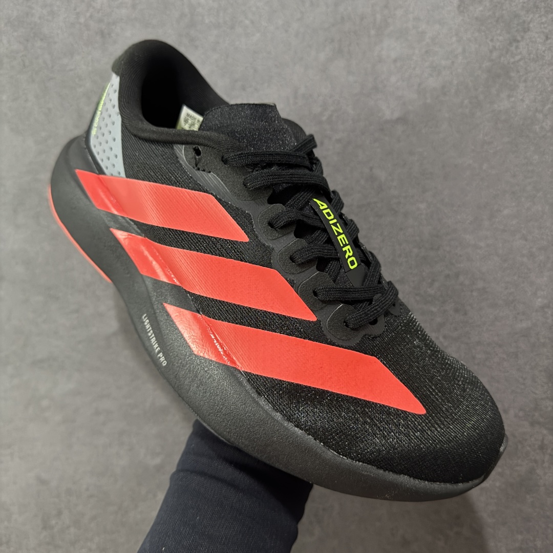 图片[3]-【公司级】Adidas Adizero Evo SL M 阿迪超轻透气缓震跑鞋  整体外观造型与adiZero Adios Pro EVO 1非常相似 中底配置方面搭载全掌Lightstrike Pro 鞋面采用透气网面示人 契合日常训练鞋的定位 更加耐用 外底给到了马牌橡胶 及上代竞速旗舰adidas Adizero Adios Pro 3区域分布 货号： JR3414 尺码：36-45半 编码：YBB230240-选品中心