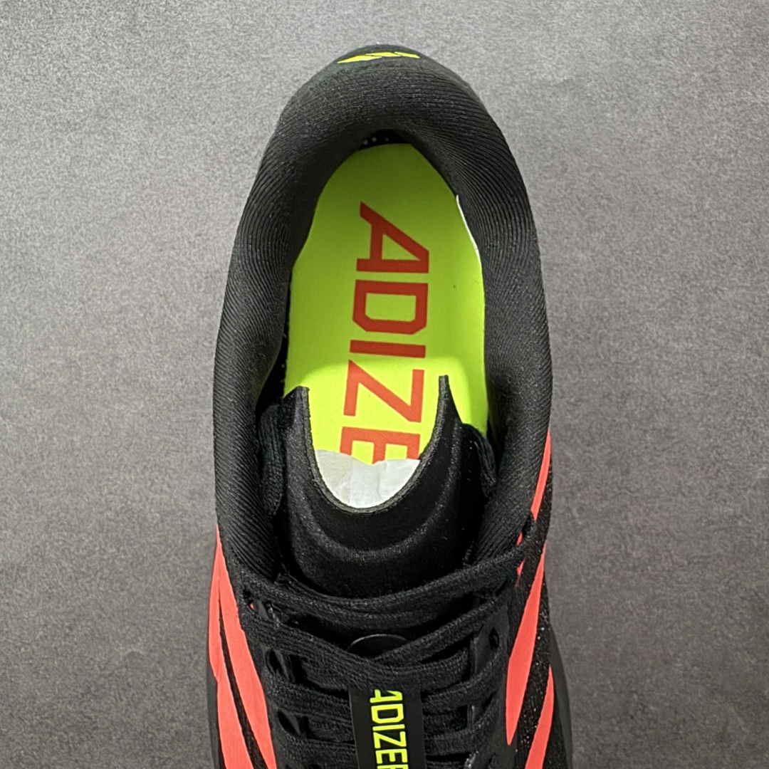 图片[7]-【公司级】Adidas Adizero Evo SL M 阿迪超轻透气缓震跑鞋  整体外观造型与adiZero Adios Pro EVO 1非常相似 中底配置方面搭载全掌Lightstrike Pro 鞋面采用透气网面示人 契合日常训练鞋的定位 更加耐用 外底给到了马牌橡胶 及上代竞速旗舰adidas Adizero Adios Pro 3区域分布 货号： JR3414 尺码：36-45半 编码：YBB230240-选品中心
