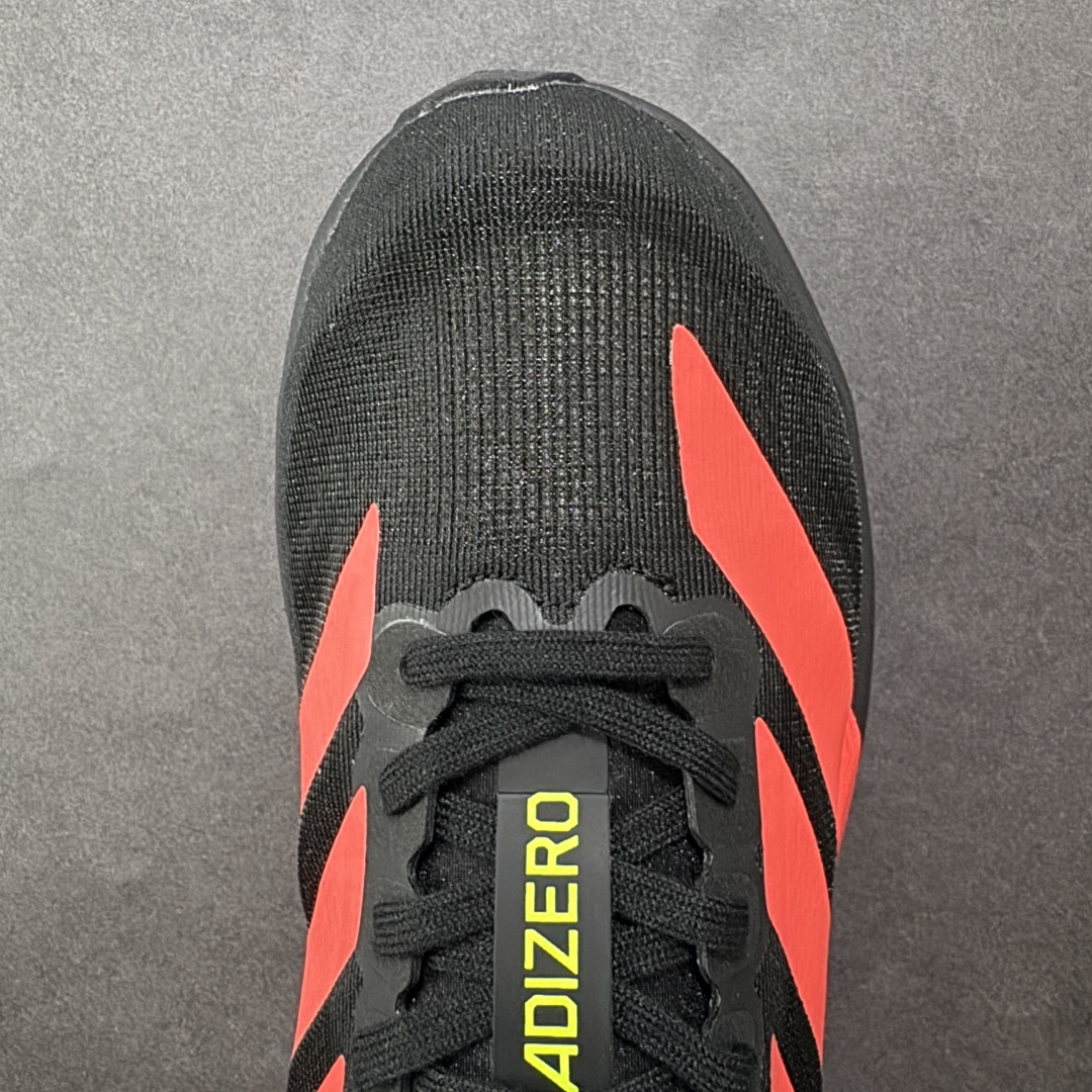 图片[8]-【公司级】Adidas Adizero Evo SL M 阿迪超轻透气缓震跑鞋  整体外观造型与adiZero Adios Pro EVO 1非常相似 中底配置方面搭载全掌Lightstrike Pro 鞋面采用透气网面示人 契合日常训练鞋的定位 更加耐用 外底给到了马牌橡胶 及上代竞速旗舰adidas Adizero Adios Pro 3区域分布 货号： JR3414 尺码：36-45半 编码：YBB230240-选品中心
