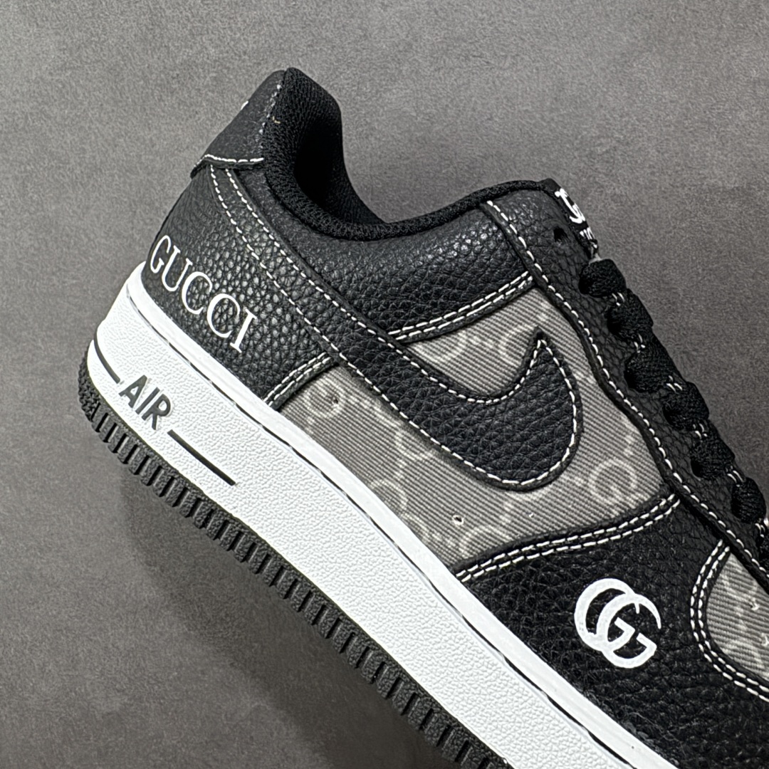 图片[6]-【定制版】Nike Air Force 1\’07 Low 古驰联名 荔纹印花 空军一号低帮休闲板鞋 AH8462-002  #定制皮料 定制鞋盒 原楦原纸板 纯正空军版型 内置全掌气垫  尺码：36 36.5 37.5 38 38.5 39 40 40.5 41 42 42.5 43 44 44.5 45 编码：HXSA310320-选品中心